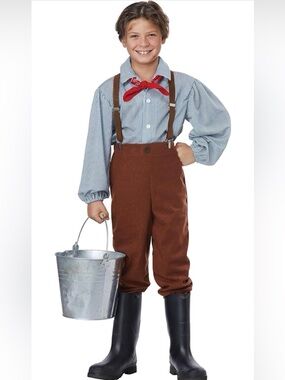 NWT California Costumes Pioneer Boy Costume for Boys X-Large 10-12